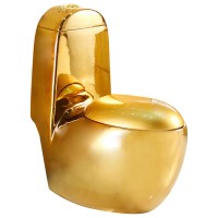 gold toilet bowl, sanitary ware gold five star hotel toilets, made in china top quality decorative toilets