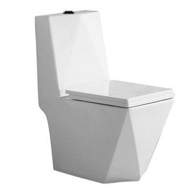 european western  siphonic flushing bathroom ceramic white one piece  toilet