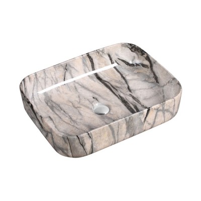 Popular sanitary wares marble price above counter art basin carrera marble vanity coated art basin